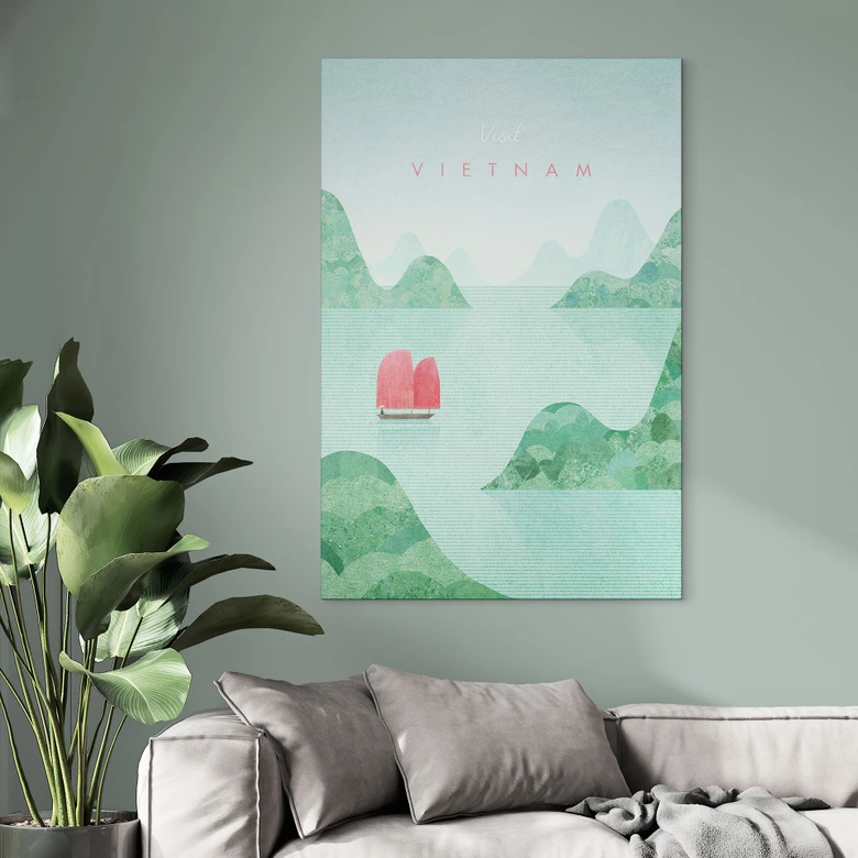 Billede Halong-bugten på Vietnam-rejser - Rivers - Alu-Dibond 