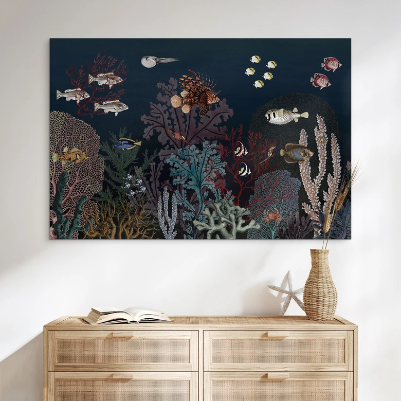 Wandbild Sir Edward - Tief im Ozean - Alu-Dibond 