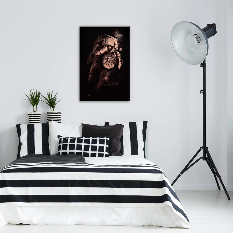 Alu-Dibond koper effect Nicebleed - It's a Small World After All 