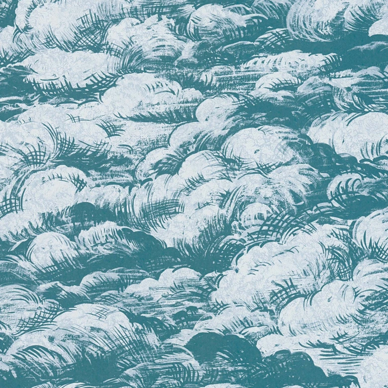 Architects Paper Vliestapete Jungle Chic Wolkentapete blau, weiß 