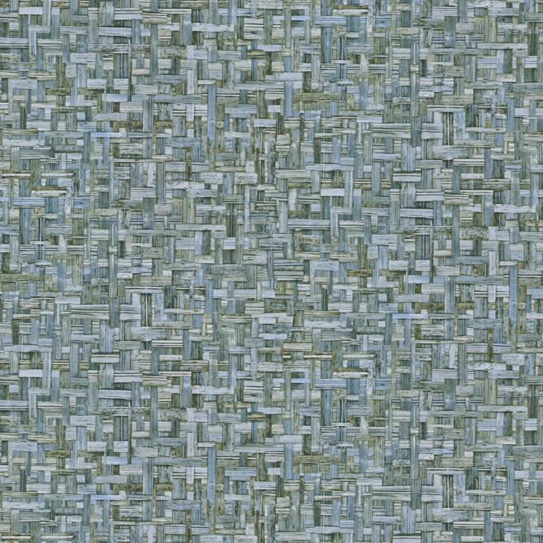 Architects Paper Jungle Chic - Papier peints effet bois, bleu 