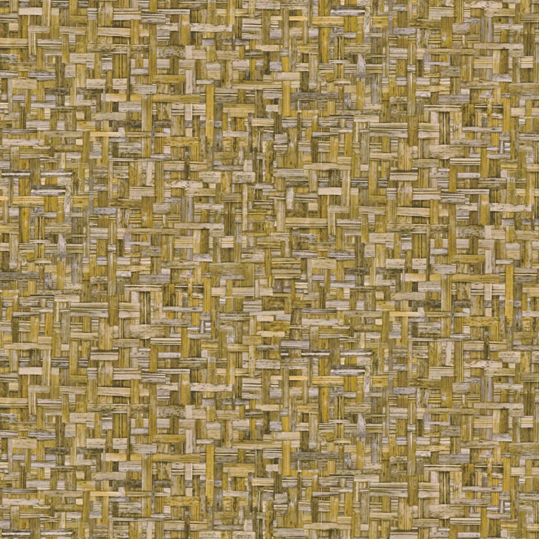 Architects Paper Vliestapete Jungle Chic Tapete in Holzoptik gelb 