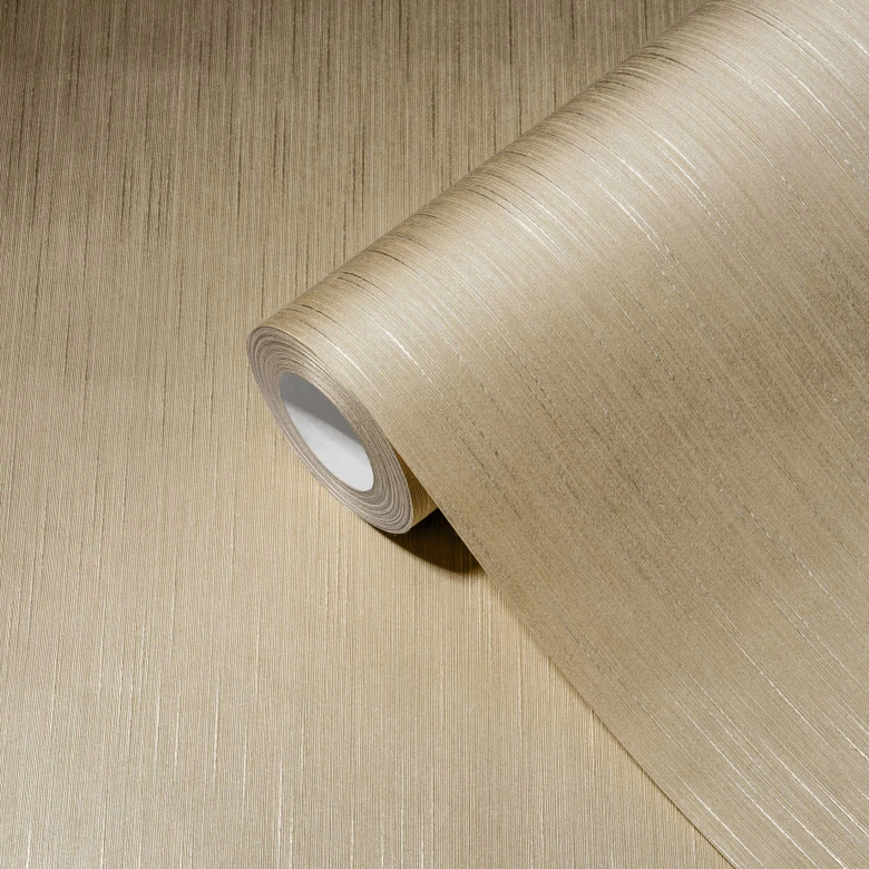 Architects Paper Textiltapete Metallic Silk Unitapete einfarbig beige 