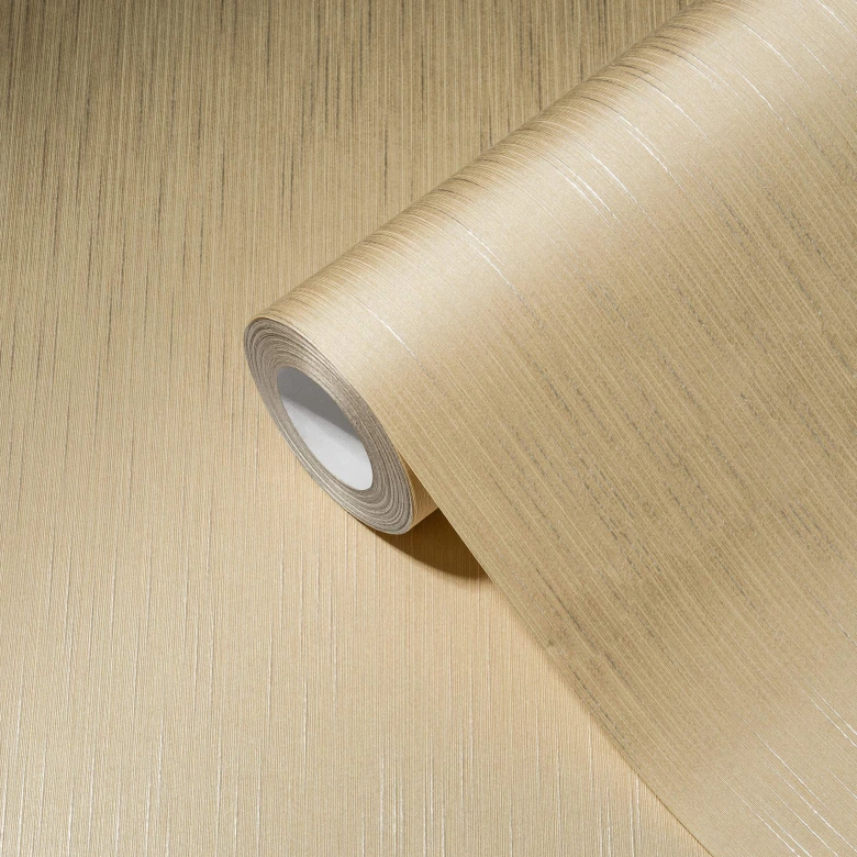 Architects Paper Metallic Silk Papier peint uni, Jaune  