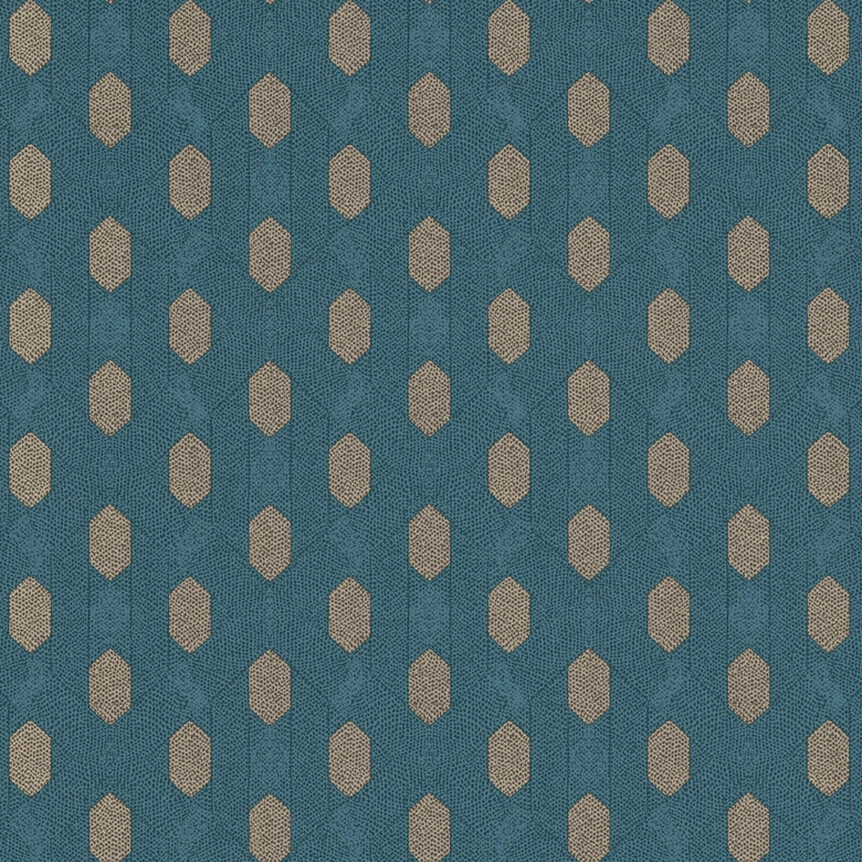 Architects Paper Papier Peint Design Absolutely Chic Graphique Bleu Marron Beige  