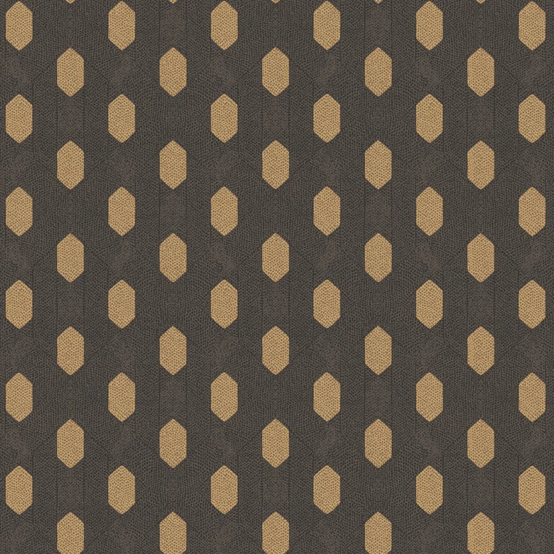 Architects Paper Papier Peint Design Absolutely Chic Graphique Noir Or Marron  
