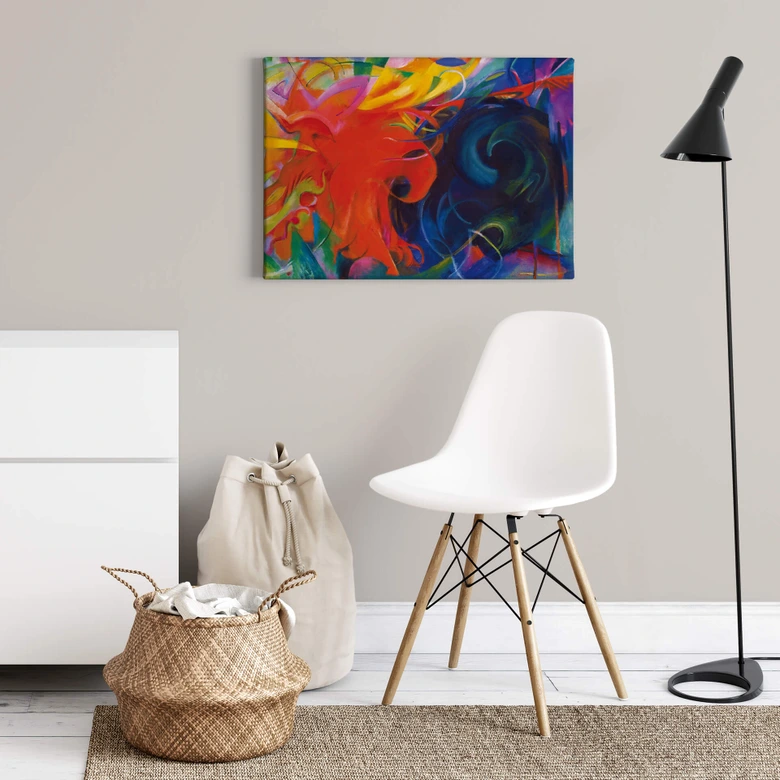 Marc - Fighting Shapes Canvas print 