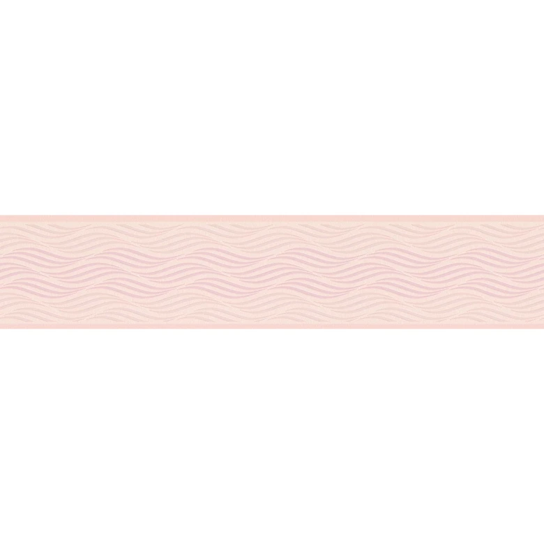 A.S. Création selbstklebende Bordüre Only Borders mit Wellen Muster rosa 