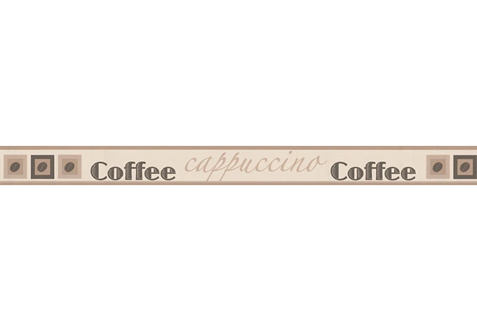 A.S. Création Bordüre Only Borders Borte Küche Kaffee selbstklebend beige, braun, creme 