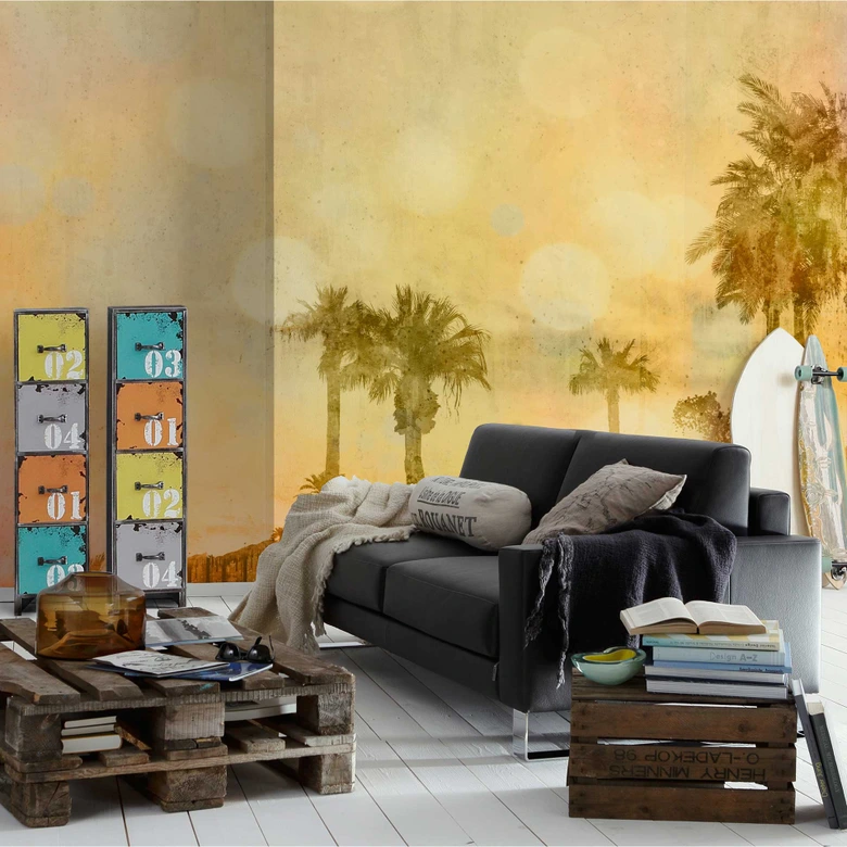 Livingwalls Fotobehang ARTist Palm Oasis 