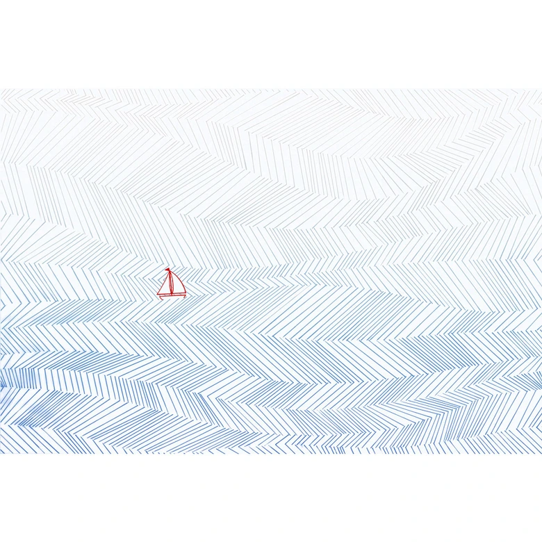 Fototapete Atelier 47 Waves Artwork Meer - Architects Paper  