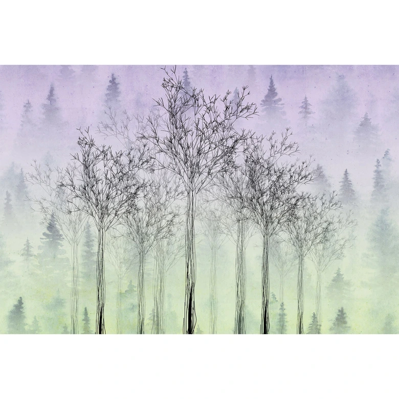 Fototapete Atelier 47 Trees Artwork Wald - Architects Paper  