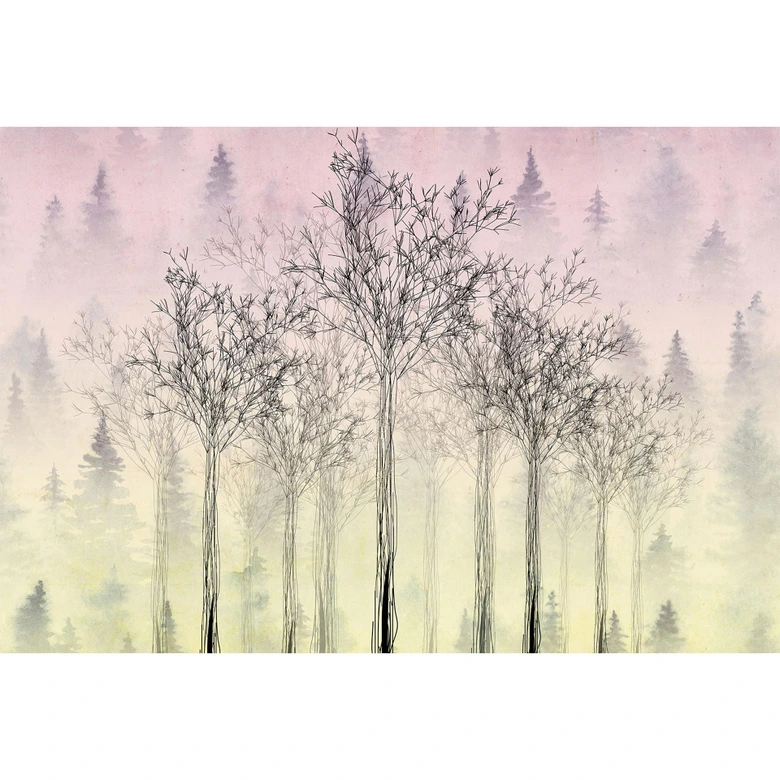 Fototapete Atelier 47 Trees Artwork Wald - Architects Paper  