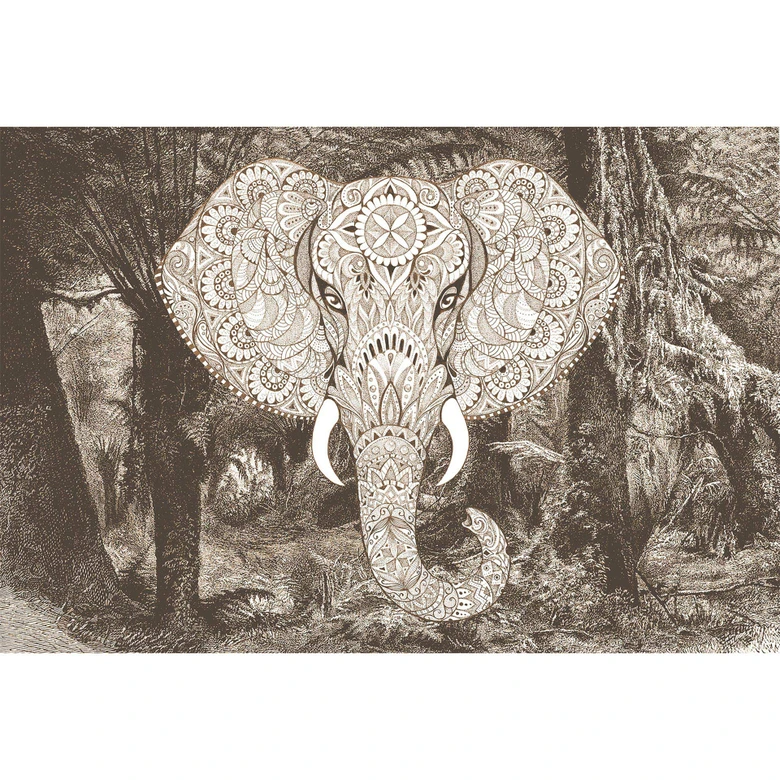 Fototapete Atelier 47 Elephant Head Tiere - Architects Paper 