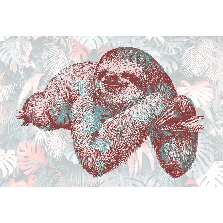 Fototapete Atelier 47 Sloth Design Tiere - Architects Paper 