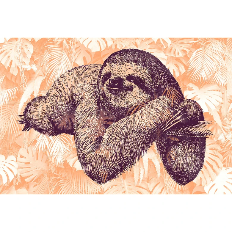 Fototapete Atelier 47 Sloth Design Tiere - Architects Paper 