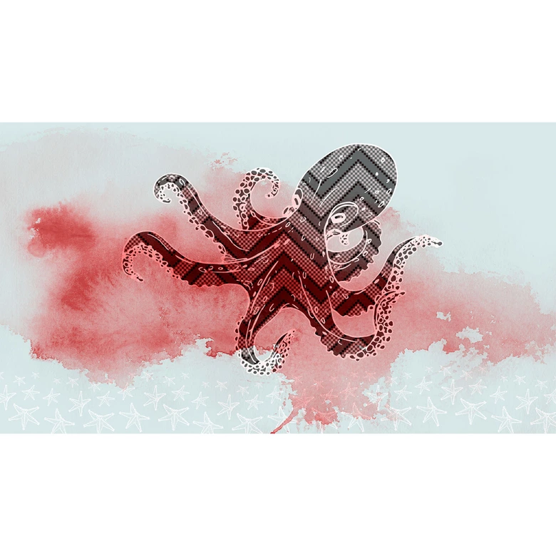 Architects Paper Papier peint photo Atelier 47 Octopus Design motif animalier 