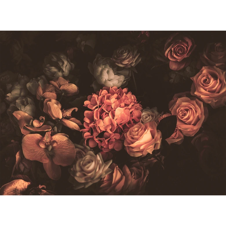 Livingwalls Fototapete Designwalls Romantic Flowers Blumen 
