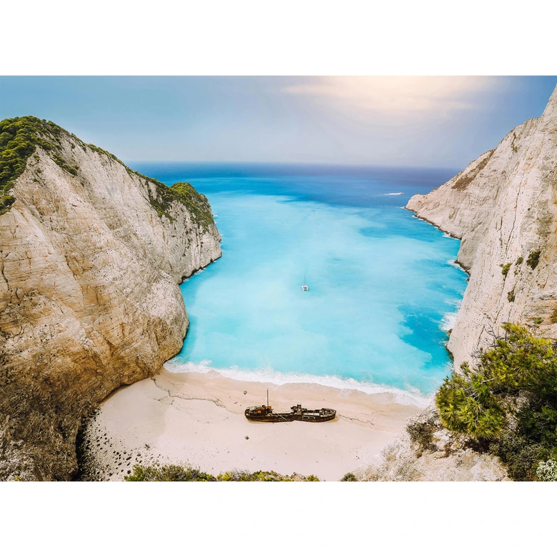 Livingwalls Fototapete Designwalls Greek Bay Strand 