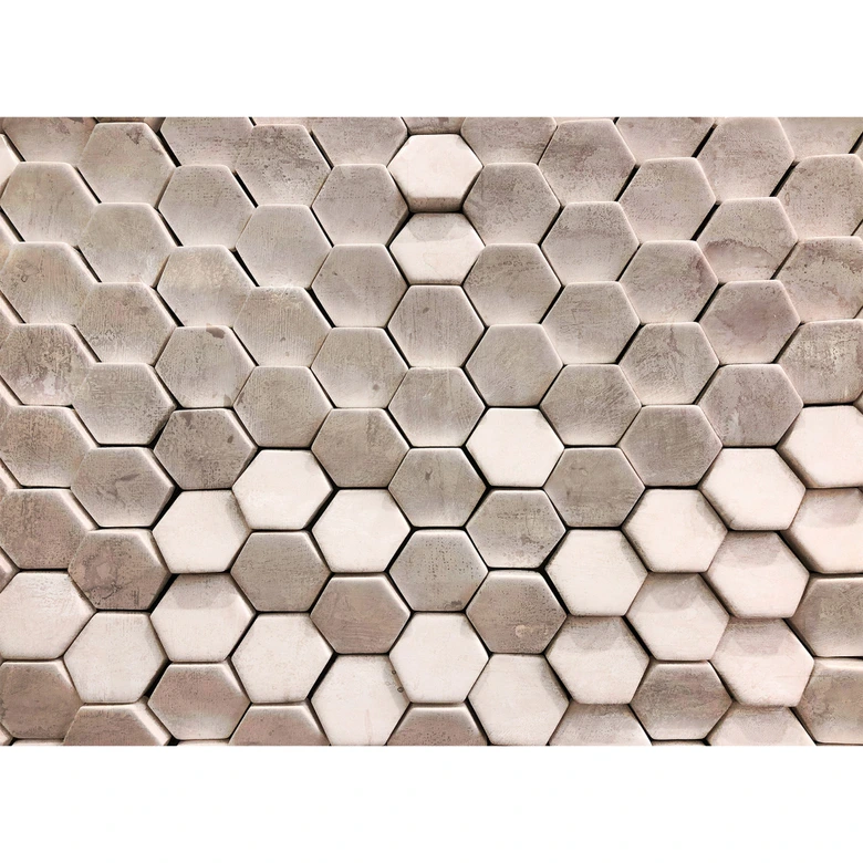 Livingwalls 3D Fototapete Designwalls Hexagon Surface 