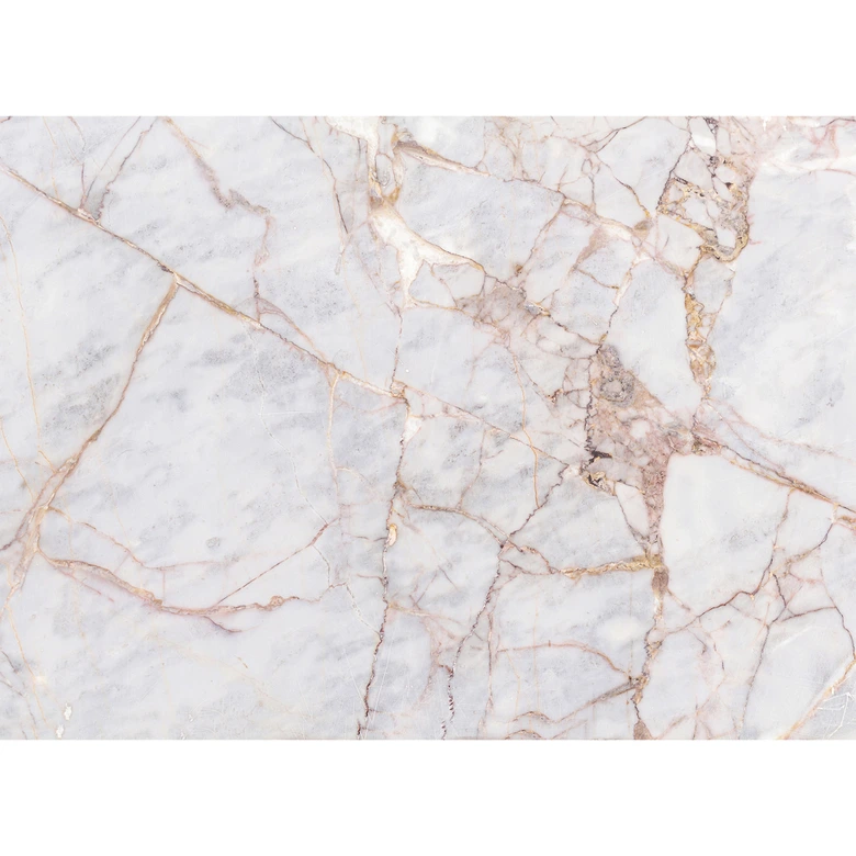 Livingwalls Fototapete Designwalls Gray Light Marble in Marmoroptik 