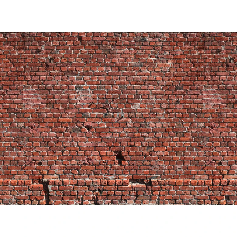 non-woven tapet Designwalls i brun og rød BrickRed  