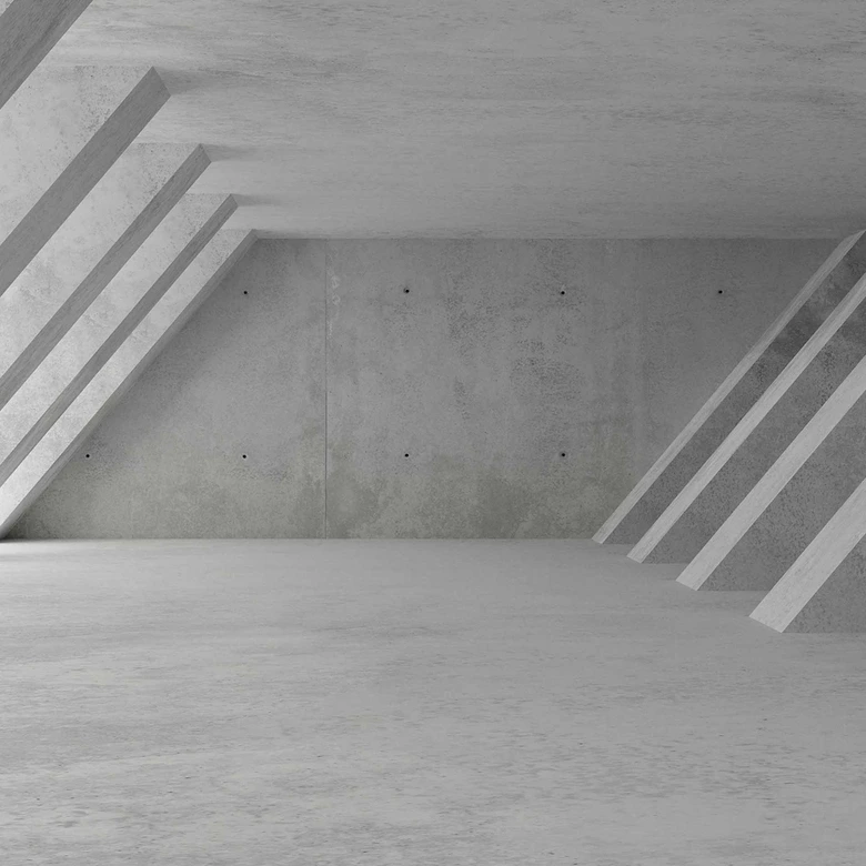 Fototapete Betonoptik GreyHall in grau schwarz - Vliestapete Designwalls 2 - 2,55 x 3,5 m 