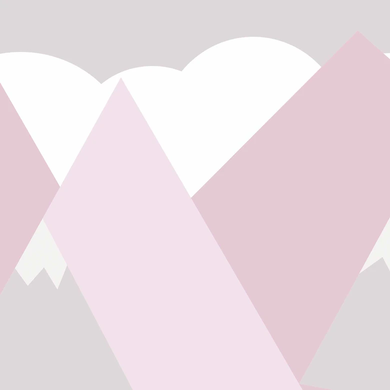 Fototapete Berge KidsMountains2 in grau weiß - Vliestapete Designwalls 2 - 2,55 x 3,5 m 