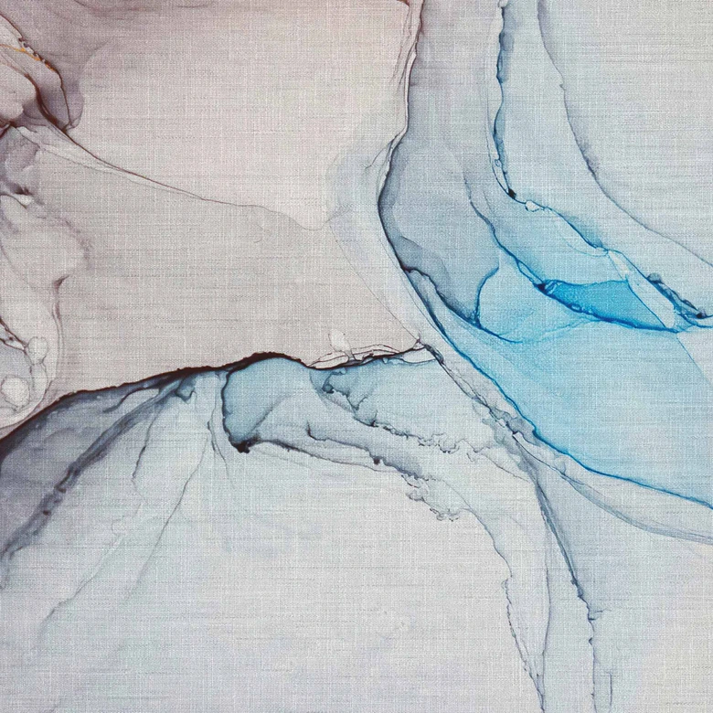 Fototapete Design MarbleBlue in grau blau - Vliestapete Designwalls 2 - 2,55 x 3,5 m 