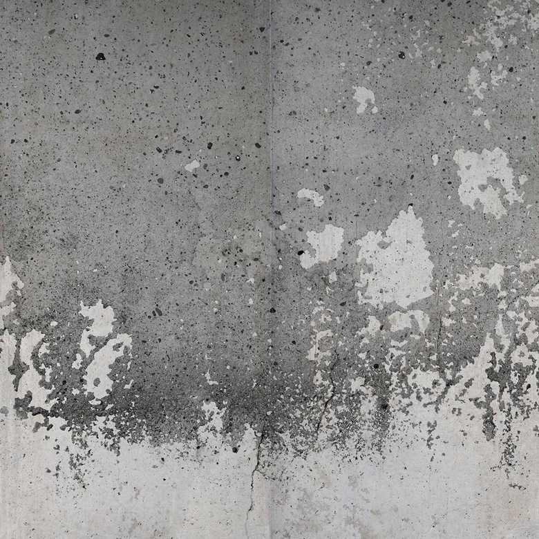 Betonlook PaintedWall behang in grijs zwart - vliesbehang Designwalls 2 - 2,55 x 3,5 m 