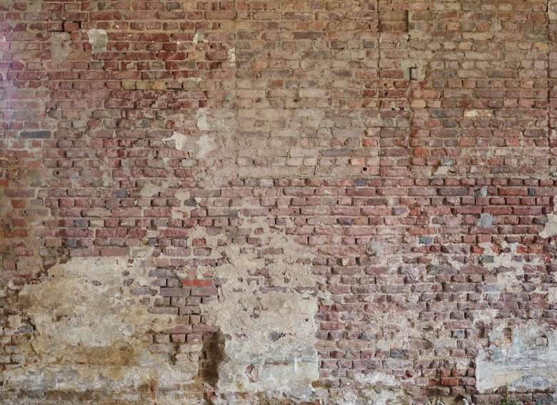 Fototapete Stein Masonry in rot beige - Vliestapete Designwalls 2 - 2,55 x 3,5 m 