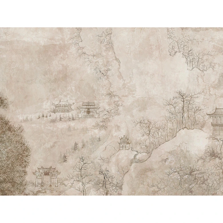 Livingwalls asiatische Tapete Metropolitan Stories THE WALL Vliestapete beige 