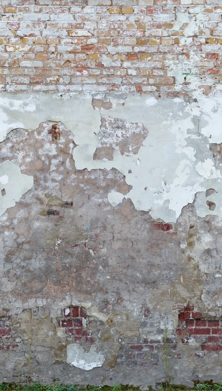 Fototapete Steinwand grau beige - Vliestapete Industrial Livingwalls - matt und glatt 