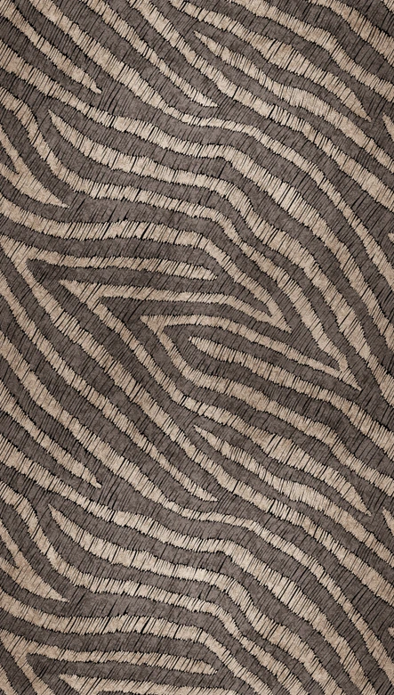 Fototapete Zebramuster braun beige - Vliestapete Kunst Livingwalls - matt und glatt 