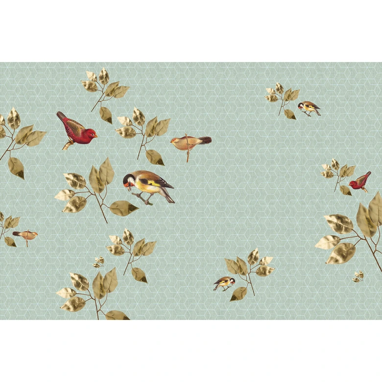 Livingwalls Fototapete Walls by Patel 2 brilliant birds 2 