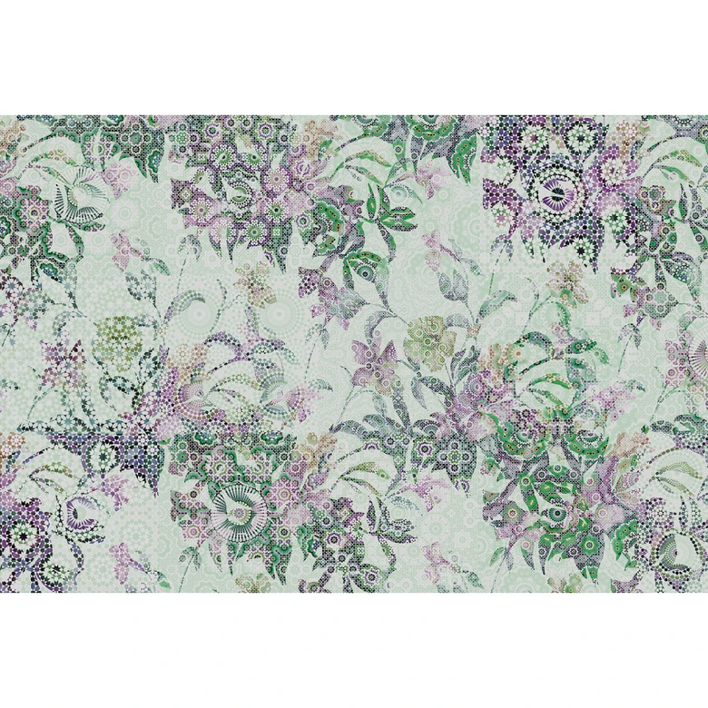 Livingwalls Fototapet Walls by Patel Mosaic Leaves 2 