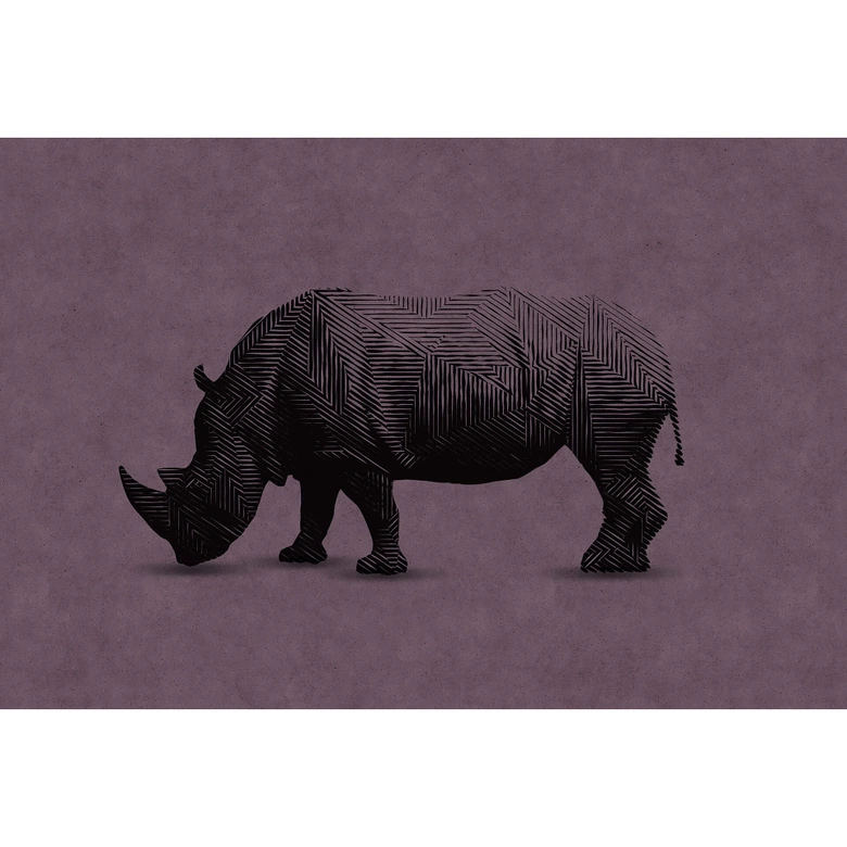 Livingwalls Photo Wallpaper Walls by Patel rhino 2 