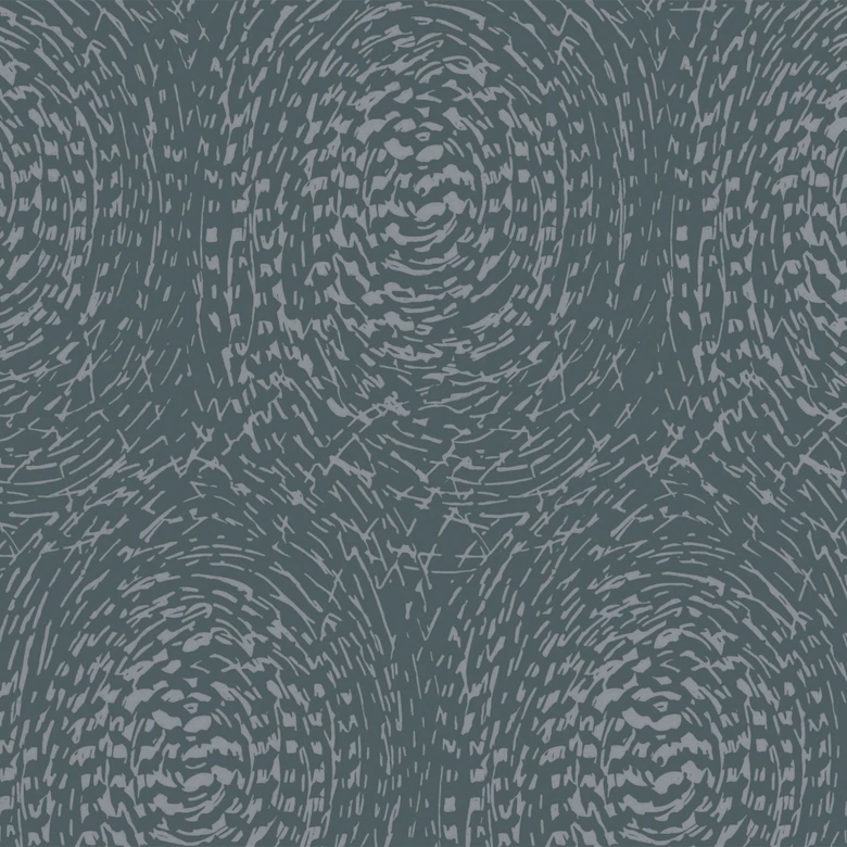Architects Paper Vliestapete Alpha geometrische Tapete mit Kreisen blau, metallic 