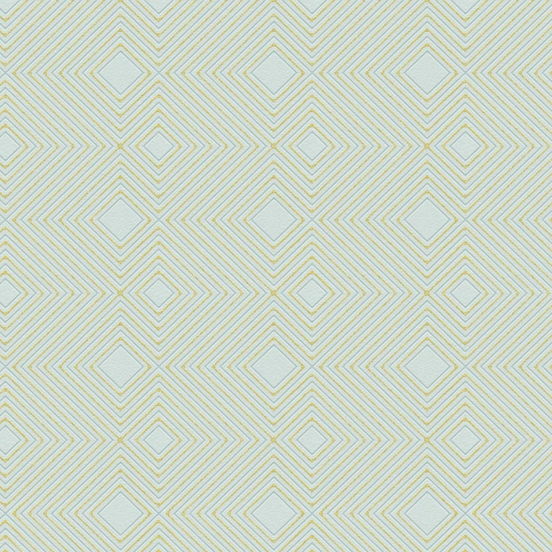 A.S. Création Attractive Papier peint intissé géométrique - or 