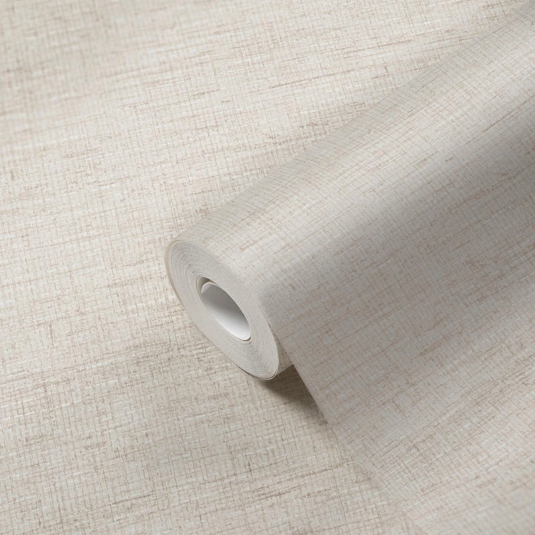 Livingwalls Tapete in Textil Optik Desert Lodge Vliestapete weiß, beige 