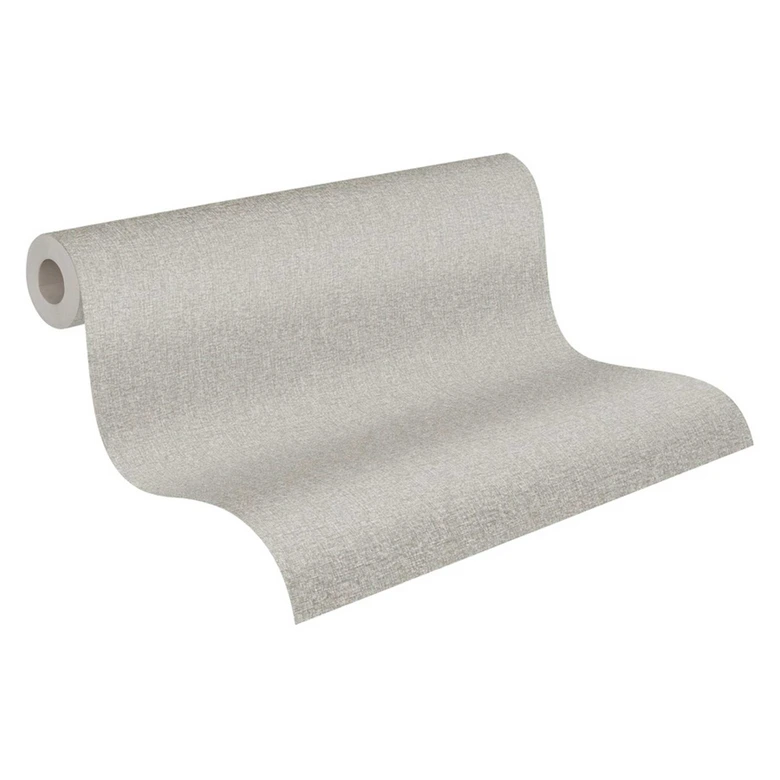 Papier peint uni avec dessin structuré gris - papier peint uni 