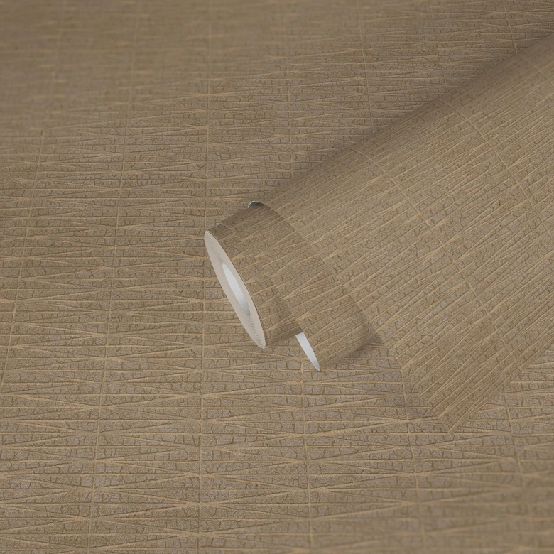 A.S. Création Ethnotapete #Hygge Vliestapete metallic, braun, beige 