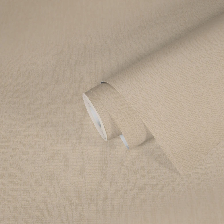 papier peint uni mat en beige et crème papier peint intissé structuré de style scandinave Hygge 