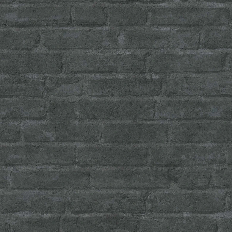 Livingwalls Vliestapete Industrial Tapete in Backstein Optik grau, schwarz, anthrazit 