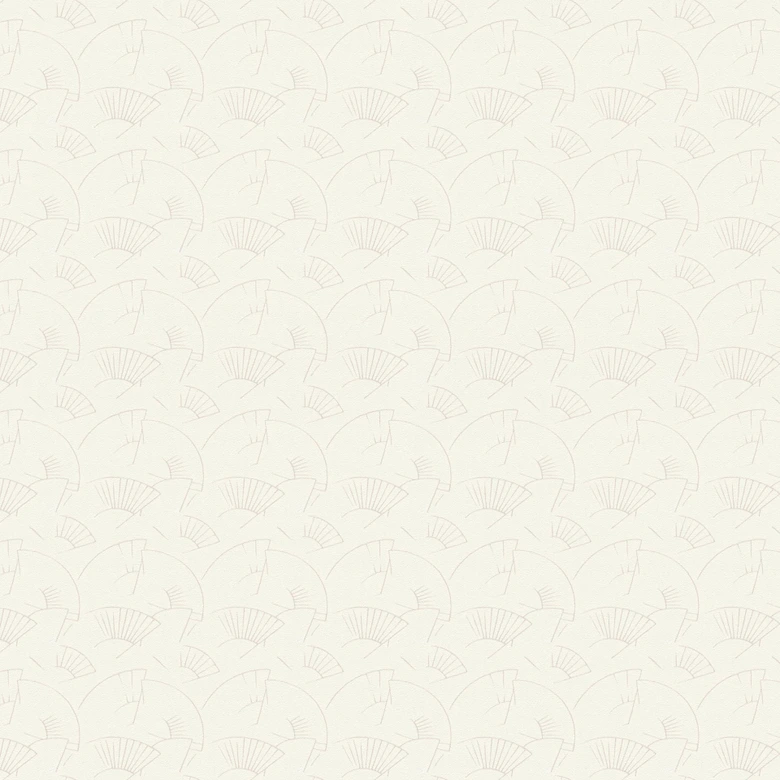 Karl Lagerfeld Papier peint géométrique Métallique, Blanc 