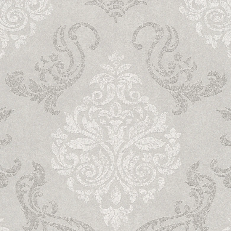 A.S. Création tapet Memory 2 Beige, Råhvid, Metallisk 