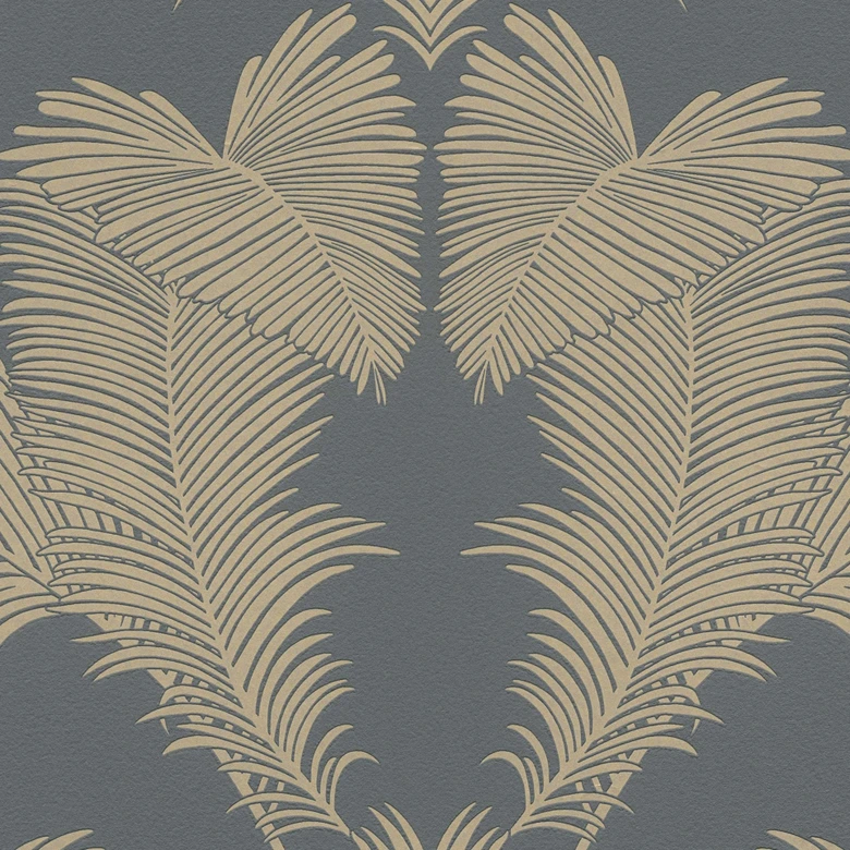 A.S. Création Trendwall 2 - Papier peint intissé fleuris, métallisé 