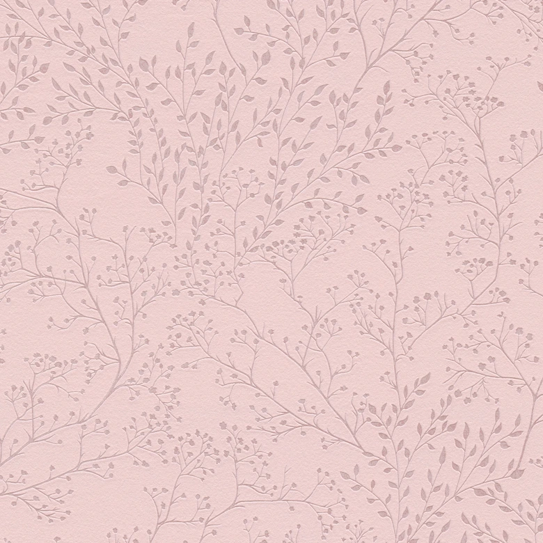 A.S. Création Trendwall 2 - Papier peint intissé fleuris, rosé 