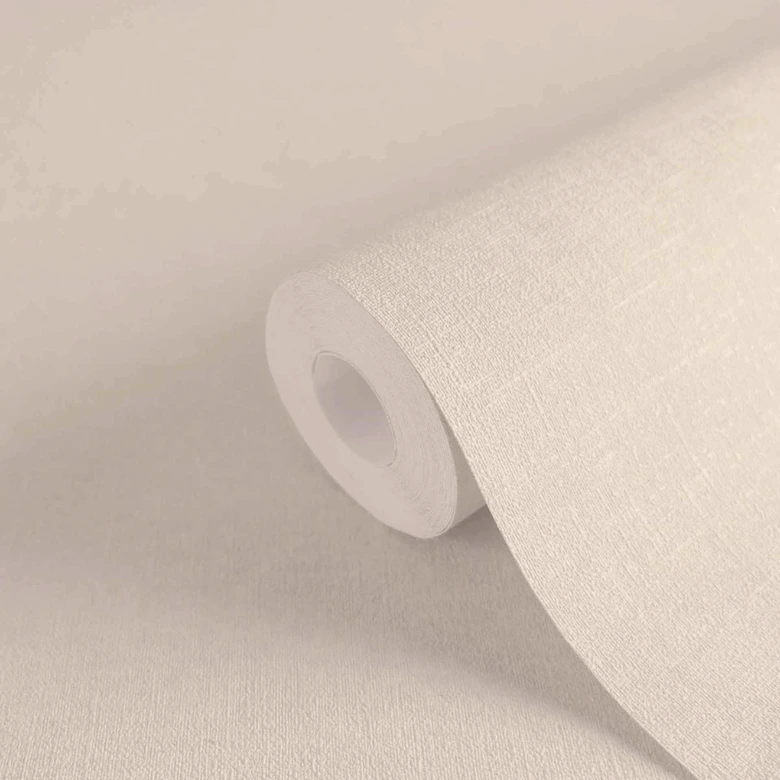 Leinenoptik-Tapete Beige - Elegante Vliestapete für ein gemütliches Zuhause 
