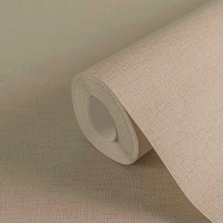 Vliestapete beige-braun einfarbig, Unitapete Ethnic Origin, A.S. Creation 